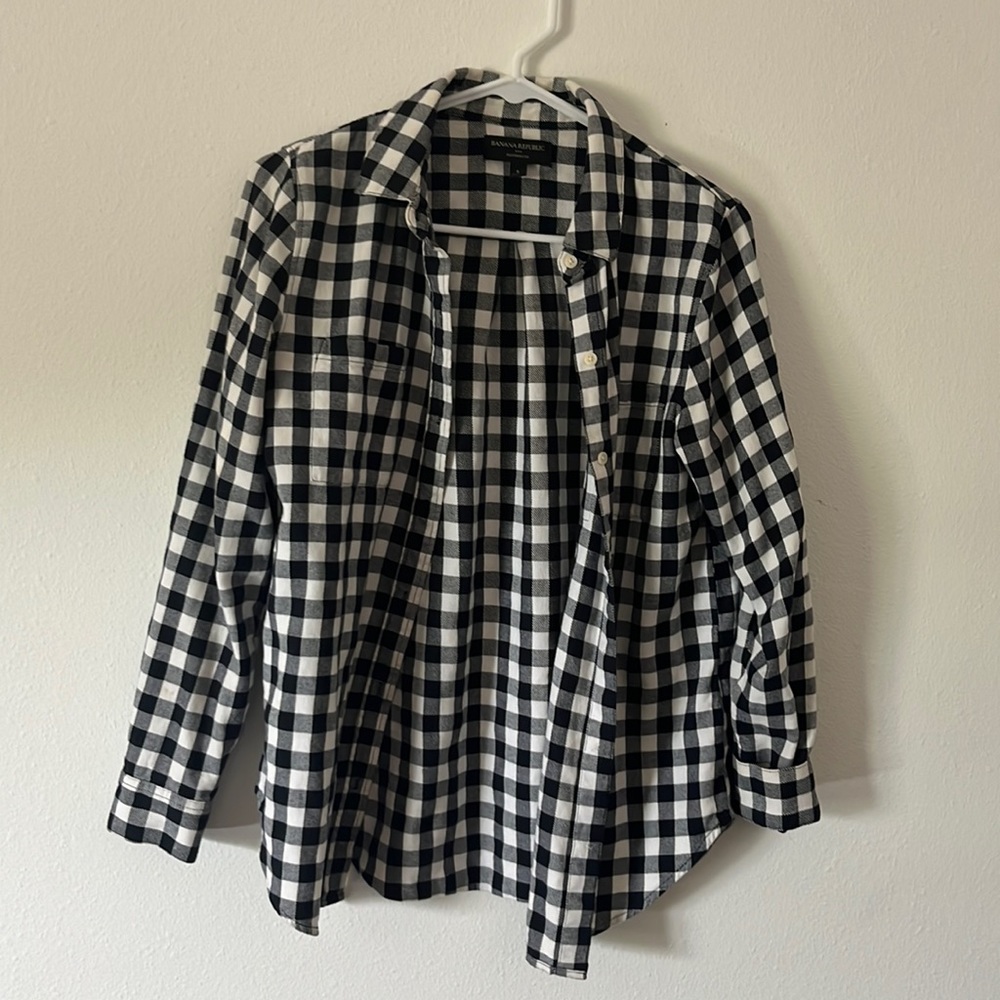 Banana Republic boyfriend flannel